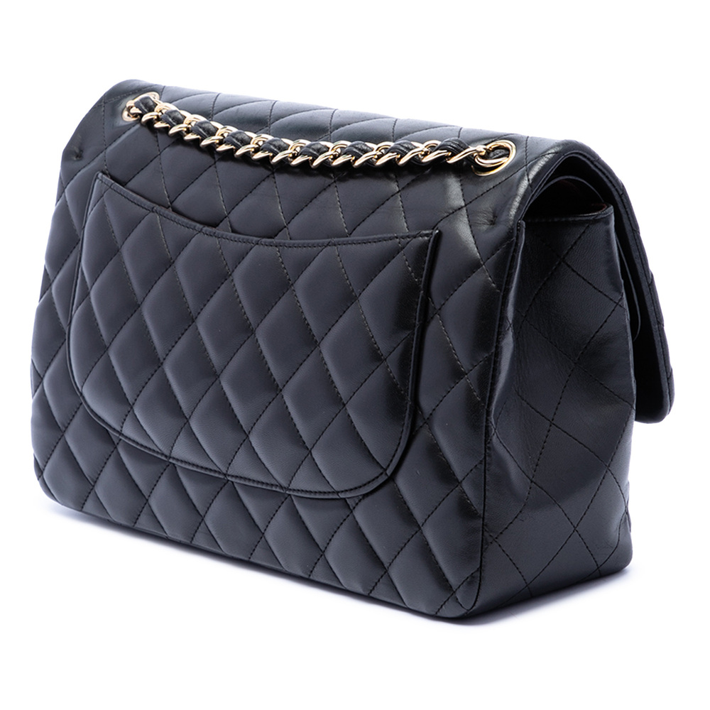 Pre-Loved Chanel Jumbo Classic Lambskin Double Flap - Picture 2 of 7
